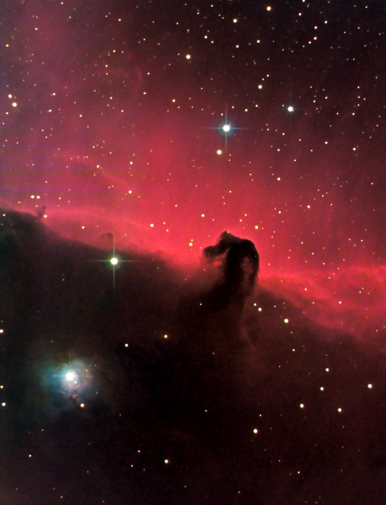 IC 434 und NGC 2023 im Orion Spektrum der Wissenschaft